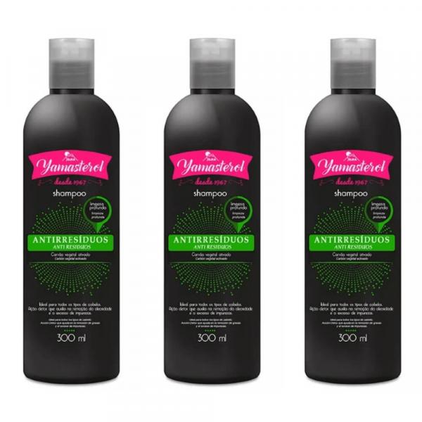 Yamasterol Antirresíduos Shampoo 300ml (Kit C/03)