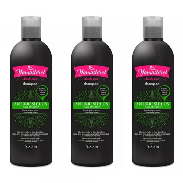 Yamasterol Antirresíduos Shampoo 300ml (Kit C/03)