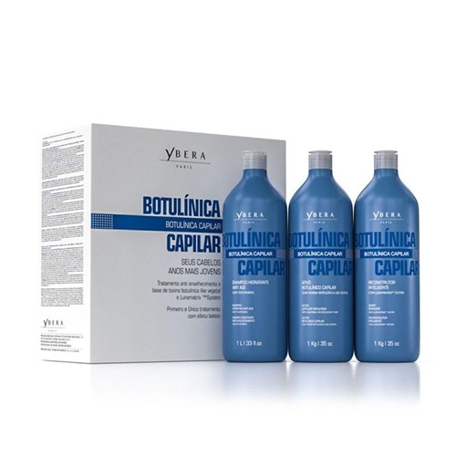Ybera Kit Botulínica Capilar Profissional Botox 3X 1000Ml