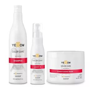 Yellow Color Care Sh 500ml + Masc 500gr + Leave-in 125ml
