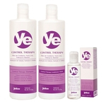 Yellow Control Therapy Shampoo (500ml), Condicionador (500ml) e Óleo (120ml)