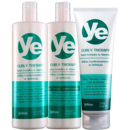 Yellow Curly Therapy Activator Kit (3 Produtos)