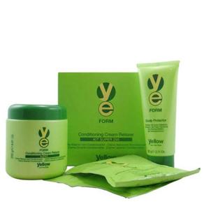 Yellow Form Conditioning Cream Relaxer Kit Sódio - Força Super -
