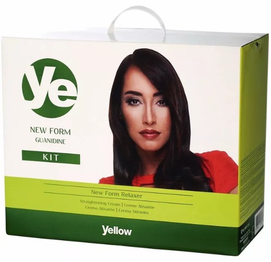 Yellow New Form Kit Relaxamento de Guanidina de 1,8kg - Yellow Cosmeticos