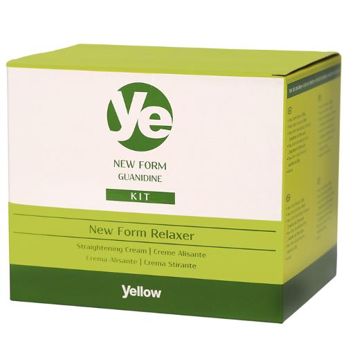Yellow New Form Relaxer Kit Guanidina 200 Gr