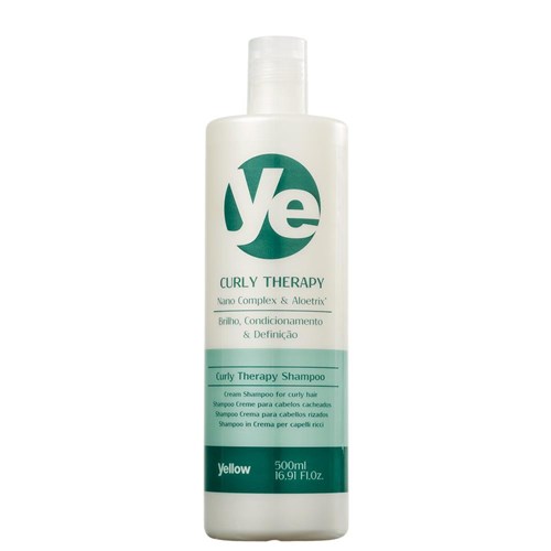 Yellow Shampoo Curly Therapy Cabelos Cacheados Nutre e Hidrata