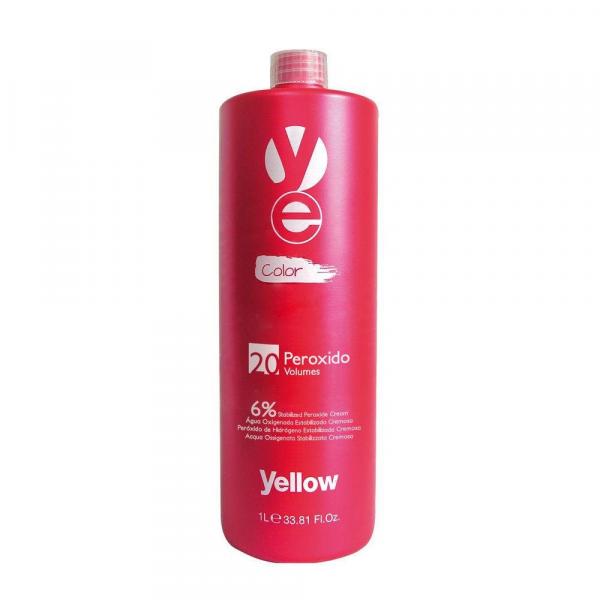 Yellow Ye Peróxido Água Oxigenada - 20 Volumes 6 - 1L - Yellow Cosmeticos
