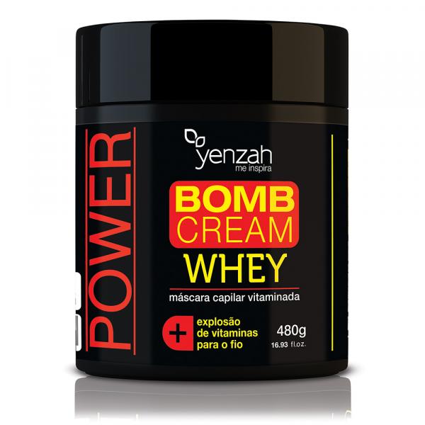 Yenzah Bomb Whey Cream Máscara Capilar Vitaminada - 480g