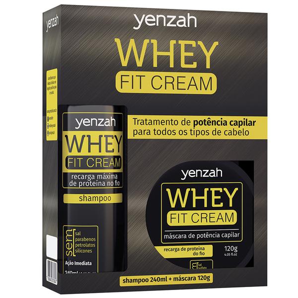 Yenzah Kit Whey Fit Cream Shampoo + Máscara