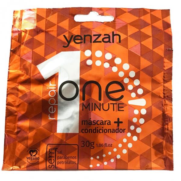 Yenzah One Minute Máscara + Condicionador Repair Sachê 30g