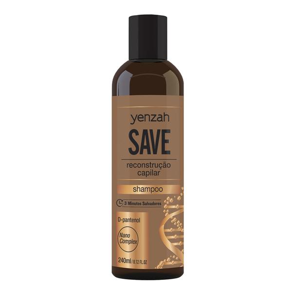 Yenzah SAVE Shampoo Reconstrução Capilar - 240ml