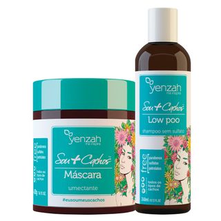Yenzah Sou + Cachos Kit - Shampoo + Máscara Kit