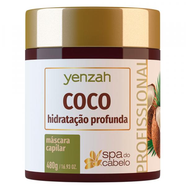 Yenzah Spa do Cabelo Máscara Coco Hidratação Profunda - 480g