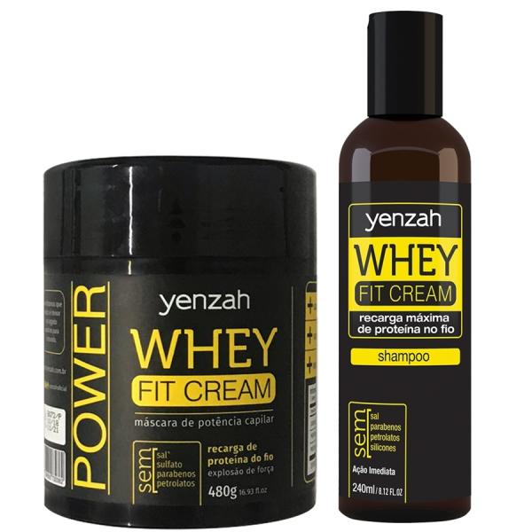 Yenzah Whey Fit Cream Kit Recarga Máxima de Proteína 2