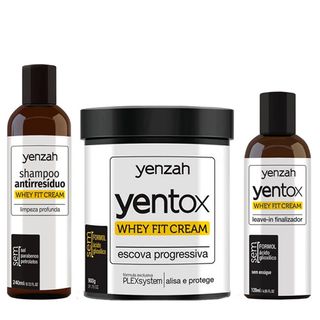 Yenzah Whey Kit - Shampoo + Creme + Leave-In Kit