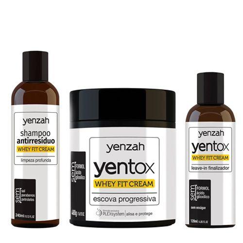 Yenzah Whey Yentox Kit - Shampoo + Leave-In + Máscara