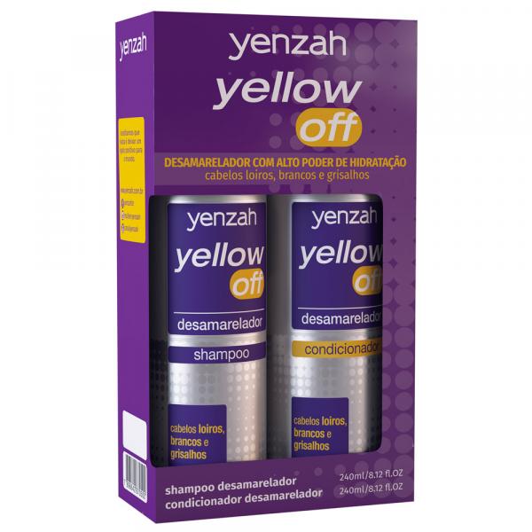 Yenzah Yellow Off KIT Shampoo e Condicionador Desamarelador - 2x240ml