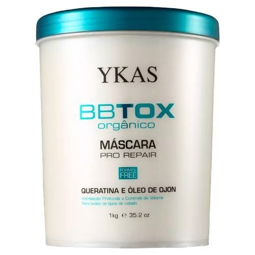 Ykas BBTox Orgânico Pro Repair - Máscara de Alinhamento Capilar 1000g