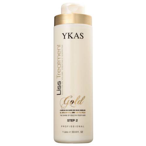 Ykas Liss Treatment Gold Step 2 - Redutor de Volume 1000ml