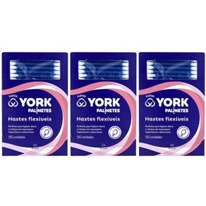 York Hastes Flexíveis com 150 - Kit com 03