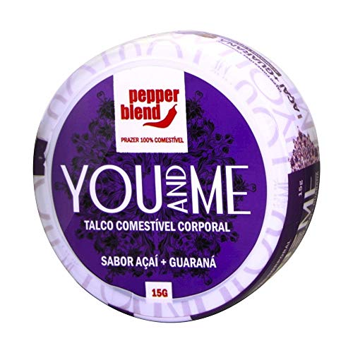 You And me Talco Comestível Aromático 15g Açaí com Guaraná