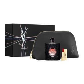 Yves Saint Laurent Black Opium Kit - Eau de Parfum + Mini Batom + Bolsa Kit