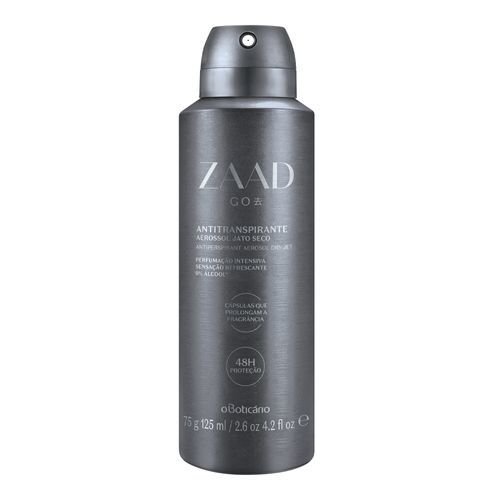 Zaad Go Desodorante Antitranspirante Aerosol - 75G