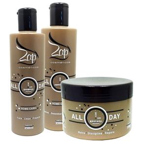 Zap All Day Home Care Kit Trio 3 Produtos