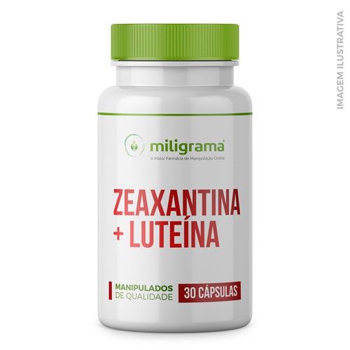 Zeaxantina 1mg + Luteína 10mg Cápsulas - 30 Cápsulas