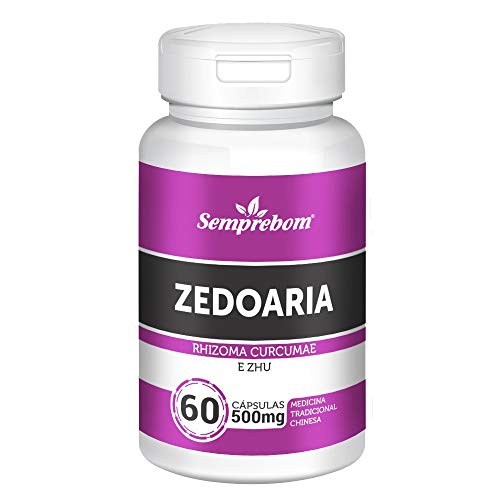 Zedoaria - Semprebom - 60 Caps - 500 Mg