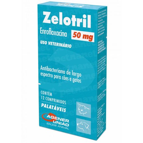 Zelotril 50 Mg – 12 Comprimidos - Agener 50mg