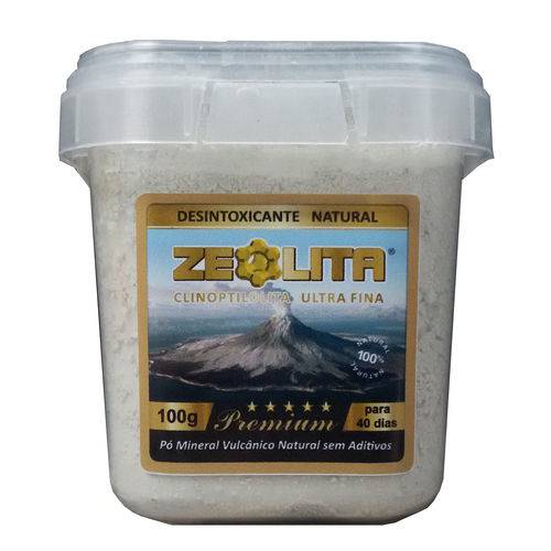 Zeólita Clinoptilolita Premium 200g Detox Natural para Saúde