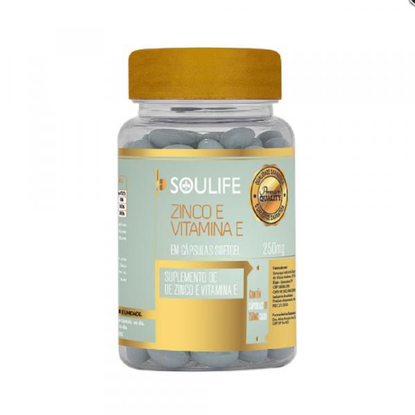 Zinco e Vitamina e 250mg - 90 Cáps - Soulife