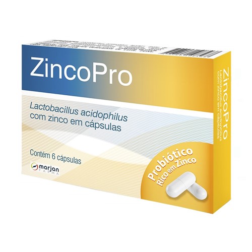 ZincoPro com 6 Cápsulas