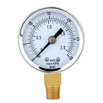 Ficha técnica e caractérísticas do produto 0 ~ 30 psi 0 ~ Medidor de pressão 2bar com Double Scale 40 Diâmetro