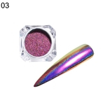 Ficha técnica e caractérísticas do produto 0.2g 12 Cores Efeito Espelho Manicure Nail Art Cintilante Em Pó Pigmento Presente