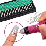 Ficha técnica e caractérísticas do produto 30 Nail Art Arquivo Elétrico Brocas Reerlacement Manicure Kit Pedicure Set Ferramentas