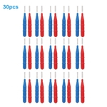 Ficha técnica e caractérísticas do produto 30 pcs Toothpick Interdental Brushes Dente Flossing Cabeça Oral Higiene Dental Escova