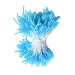 Ficha técnica e caractérísticas do produto 300 Peças Flor Azul Estames Botões Duplos Para Decoração De Flor Artificial