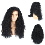 2018 Cross-Border European and American African Wig Female Front Lace Chemical Fiber Headgear Hot Spot