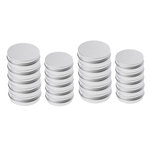 Ficha técnica e caractérísticas do produto 20pcs 5ml + 15ml Alumínio Lip Balm Pot Pot Vazio Tin Container Box Caso