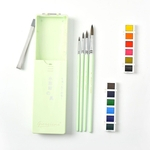 Ficha técnica e caractérísticas do produto 12 cor do pigmento Além disso colorido da pintura da escova Watercolor Brush Art Pen