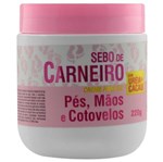 Ficha técnica e caractérísticas do produto 12 Creme Sebo de Carneiro Pés, Mãos e Cotovelos 220g - Rhenuks