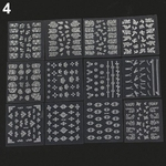 Ficha técnica e caractérísticas do produto 12 folhas de natal floco de neve zip 3d decalques nail art dicas adesivos diy manicure