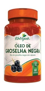 Ficha técnica e caractérísticas do produto 1 Óleo de Groselha Negra 60 Cps 1000 Mg Katigua - Katiguá