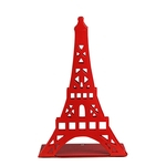 Ficha técnica e caractérísticas do produto 1 par de Moda Torre Eiffel Projeto Bookshelf Grande Desk Titular do metal Suporte Bookend