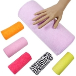 Ficha técnica e caractérísticas do produto 1 Pc Meia Mão Almofada Resto Travesseiro Nail Art Design Manicure Care Salon Coluna Macia