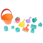 Ficha técnica e caractérísticas do produto 12 Pcs areia da praia Ferramentas Toy Bucket Spade Rake Definir For Kids Crianças Outdoor presente MA25