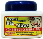 Ficha técnica e caractérísticas do produto 1 Pote - Sebo Carneiro Creme P/ Mãos e Pés 240g San Jully