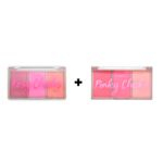 Ficha técnica e caractérísticas do produto 1 unidade Blush Pink Cheeks + 1 unidade Blush Rosy Cheeks Com iluminador